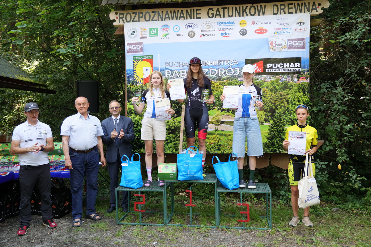 Zwycięzcy na podium.